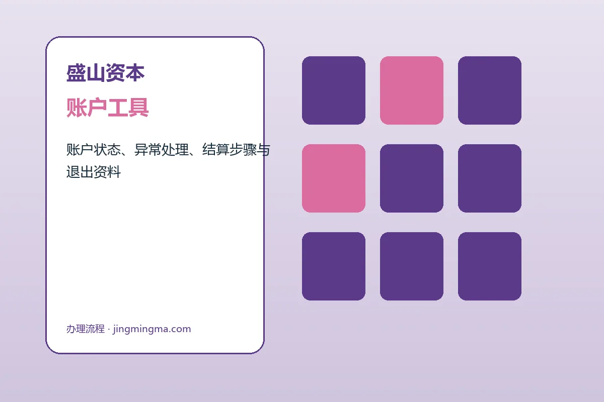 盛山资本客户支持与服务流程示意